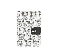 Cartoon Black White Sheep Printing 10 Pcs Car Air Freshener Hanging Sheets Scented Hanging Sheets With Rope For Home