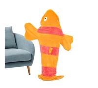 Cartoon Blanket Hoodie, Fish Animal Soft Blanket Hooded to Wear | Flannel Cozy Cosplay Home Wear Onesie Sleeping Bag for Role Playing, Camping, Resting