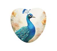 Cartoon Blue Peacock Car Air Freshener Hanging, Long Lasting Scented Car Aromatherapy Tablets, Love form Fragrance Scented Cards for Vehicles, Bedroom, Wardrobe White-style