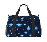 Cartoon blue star It is a hand-held crossbody travel bag with large capacity and multi-functions, a must-have for outdoor travel