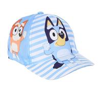 CARTOON Bluey Hat with Visor and Bingo Summer Cap for Children Adjustable UV Protection, sky blue, 54-55