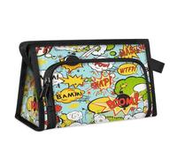Cartoon Bomb Travel Makeup Bag for Women Men Kids Girls Boys Cartoon Pattern Multipurpose Wash Pouch Bag Toiletry Cosmetic Toiletries Shower Bag Organizer