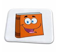 Cartoon Book Character With Happy Face More Random Cartoon Designs Door Mats Washable Floor Mats Comfort Bathmat For Patios Entryway Shoes Scraper 40X60 Cm