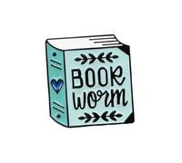 Cartoon Books Enamel Pins, Magic Book Badges Cute Collar Brooch Decorative Lapel Pins for Backpack Clothing Learning Graduation Gifts for Teacher Student Readers Book Lovers (Single)