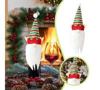 Cartoon Bottle Festive Holiday Party for Wine Champagne Containers (Red, 33x11cm)