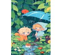 Cartoon Boy 500 Piece Jigsaw Puzzle for Adults, Creativity, Challenging and Difficult Puzzle, Brain Teaser Puzzles for Adults 500 Pieces for The Whole for Women, Men