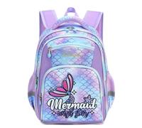 Cartoon boy and girl schoolbags, light backpacks for elementary school students, suitable for grades 3-6 (C10,A)