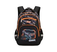 Cartoon boy and girl schoolbags, light backpacks for elementary school students, suitable for grades 3-6 (C18,A)