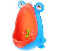 Cartoon Boys Urinal Potty for Toddlers, Pp Blue Training | Rotating Water Wheel, Removable Waste Tank, Easy Cleaning, Hanging Design for Baby Boys and Little Ones
