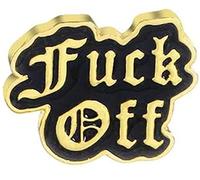 Cartoon Brooch Fuck Off Letters Pattern Vintage Punk Lapel Cowboy Badge Jackets Clothes Decoration Enamel BroochAttractive Design