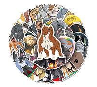 Cartoon Bully Dog Vinyl Stickers, 50 PCS Waterproof Illustrated Animal Decals for Laptops, Scrapbooking, Journals, Notebooks, Water Bottles, Suitcases, Phones & DIY Decor