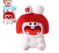 Cartoon Bunny Plush Toy, Sheep Pillow Plush - Plush Stuffed Pillow - Breathable Round Eyes Sheep Rag Doll Sleeping Pillow, Vibrant Expressions