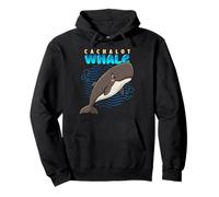 Cartoon Cachalot Whale Breed Sea Animal Lover Cute Whales Pullover Hoodie