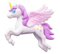 Cartoon Cake Topper - Birthday and Wedding Cupcake Decorations, Mini Winged Figures for Kids | Party Supplies, Unicorns Ornaments, Cute Animal Decoration For And