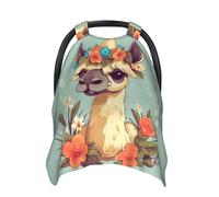 Cartoon Camel Flower Baby Car Seat Canopy Cover, Multi Use Breathable Nursing Breastfeeding Covers for Mom Soft Stroller Sun Shade Newborn Shower Gift