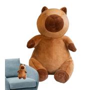 Cartoon Capybara Plush Capybara Plush Toy - Capybara Pillow | Lucky Pillow Toy, Adorable Capybara Dolls Sitting Design for Bedroom Home Decor