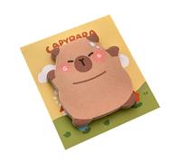Cartoon Capybara Sticky Notepads | Creative Sticky Notes and Memo Pads for Quick Reminders,Easy-to-Find Memo Pages Erasable & Reusable Note Pads for Students