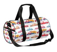 Cartoon Car Sports Gym Bag Duffel Bags Workout Lightweight Shoulder Weekender Bag Travel Duffel Bag for Men Women(Colorful), Cartoon Car, 17.6(L) x 9(W) x 9(H) inch