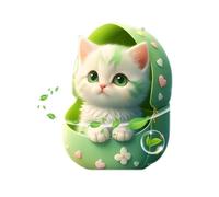 Cartoon Car Vent Clip, Cartoon Air Freshener for Car, Beautiful Car Air Outlet Aromatherapy Clip in Cat Shape, Sea Smell Car Cartoon Aromatherapy Diffuser, Car Interior
