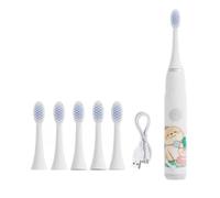 Cartoon Cartoon Sonic Electric Toothbrush Waterproof Toothbrush with Replacement Head