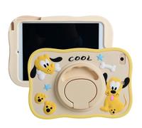 Cartoon Case for iPad Pro 10.5"/ iPad Air 3，MONEHOYSY Cute Soft Silicone Kickstand [Drop Proof,Shock Proof,Anti Slip] Back Stand Cover Case for Kids Children Teens Girls Boys (Pluto)