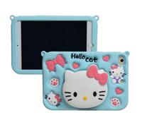 Cartoon Case for iPad Pro 11/10.9" /iPad Air 4，MONEHOYSY Cute Soft Silicone Kickstand [Drop Proof,Shock Proof,Anti Slip] Back Stand Cover Case for Kids Children Teens Girls Boys (Kitty-4)