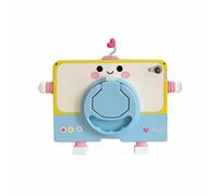 Cartoon Case for iPad Pro 11/10.9" /iPad Air 4，MONEHOYSY Cute Soft Silicone Kickstand [Drop Proof,Shock Proof,Anti Slip] Back Stand Cover Case for Kids Children Teens Girls Boys (Robot)
