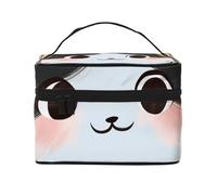 Cartoon cat Art Printed Travel Makeup Bag Spacious Portable Cosmetic Organiser with Handle, Large Capacity Toiletry Bag, Gift for Women Girls