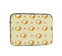 Cartoon cat Coffee Printed Laptop Organizer - 15 Inch, Perfect for Business Casual or School Laptop Carrying Bag