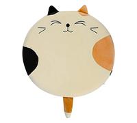 Cartoon Cat Cushion Round Animal Cushion Soft Tatami Seat Cushion Plush Chair Cushion Thickened Sofa Cushion Comfortable Floor Cushion Home Decor Ornaments for Home, Office, Car, School
