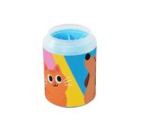 Cartoon Cat Dog Colorful Thankgiving Day Portable Pet Foot Cleaner Silicone Brush Soft Feet Cleaning Kit for Cats Dogs