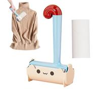 Cartoon Cat Hair Remover, Dog Hair Removal Tool, Reusable Pet Roller, Ergonomic Handle, Eco-Friendly Design, 20.2x11.6x5.1cm, for Carpets Upholstery Bedding Cleaning