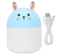 Cartoon Cat Modeling Humidifier Aromatherapy Diffuser with Colorful Light Two Speed Atomization Quiet Operation for Home Office Bedroom Blue 250ML