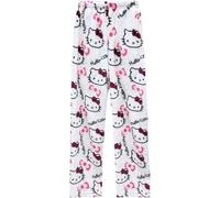 Cartoon Cat Pajama Pants Hellow Cat Indoor Pants for Women Girls Cute Cat Flannel Comfy Sleep Bottoms, K-9, XL