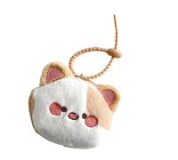 Cartoon Cat Storage Bag Beautiful Coin Purse with Key Ring Headphones Case Plush Change Purse Wallet Small Wallets Beautiful Change Cartoon Wallet Plush Cats, d, Eine Größe