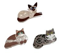 Cartoon Cats/Dogs Shape Hair Claw Braids Ponytail Woman Skincare Hair Clip Woman Elegant Wedding Party Styling Hair Claw