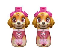 Paw Patrol Sky 2-in-1 Vegan Shower Gel & Shampoo for Kids & Adults - 90% Natural Ingredients, Hydrating & Gentle Formula, Dermatologically Tested, Pleasant Scent, Fun 3D Bottle, Ages 3+, 400ml