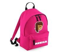 Cartoon Character Bag, Personalised Backpack, Ro blox Face, Gift for Kids-Girl, Birthday Girl, 9 litres Mini Fashion Backpack for Nursery, Bookbags, Rucksack, Shoulder Bag. (Fuchsia)