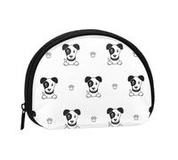 Cartoon Character Jack Russell Terrier Animal, Women's Storage Bag Shell Makeup Bag Small Coin Purse Shell Change Pouch