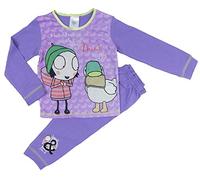 Cartoon Character Products Sarah and Duck Girls Pyjamas - 18 Months to 5 Years Various De - Lilac 4-5 Years