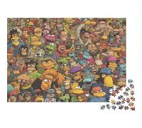 Cartoon Character Puzzles for Adults 1000 Pieces with Anti-glare Surface Jigsaws for Adults for Relaxing Activities for Adults And Mindfulness Activities As Mother‘s Day Gift 52x38cm/1000pcs