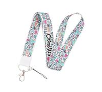 Cartoon Chemistry Lanyard Mobile Phone Strap ID Card Badge Holder Rope Key Chain Keyrings(Color1)