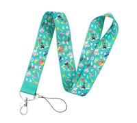 Cartoon Chemistry Lanyard Mobile Phone Strap ID Card Badge Holder Rope Key Chain Keyrings(Color2)