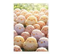 Cartoon Chick Jigsaw Puzzles for Adults 500, Fun Challenging Educational Games, Difficult Jigsaw Puzzles for Adults, Puzzle 500 Pieces