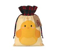 cartoon chick Two Color Drawstring Gift Bag S Beautiful Convenient Suitable For Christmas Birthdays