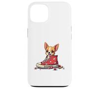 Cartoon Chihuahua in a Sneaker Illustration Design Case for iPhone 13