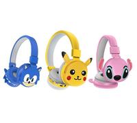 Cartoon Children Bluetooth Headphones:Pink /Stitch