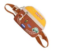 Cartoon Children's Backpack | Cute Multifunctional Bag for Kids | Small Coin Purse Wallet and Shoulder Bag for Toys and Accessories | Perfect for Outings and Everyday Use, Coffee Color, Se référer au