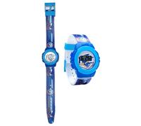 CARTOON Children's Digital Wrist Watch in Contoured Box, Sonic, playful