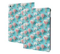 Cartoon Cloud Balloon Heart Print Compatible with ipad 9th/8th/7th Generation Case Cover, Tablet Cases Compatible with ipad Case 10.2 Inch, Auto Wake/Sleep, Folio Stand